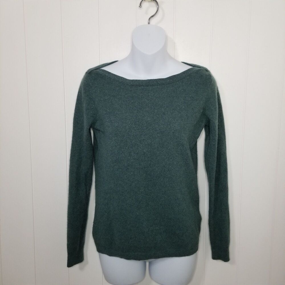 TAHARI Pure Luxe Women's 100% Cashmere Long Sleeve Pullover Sweater Size Medium